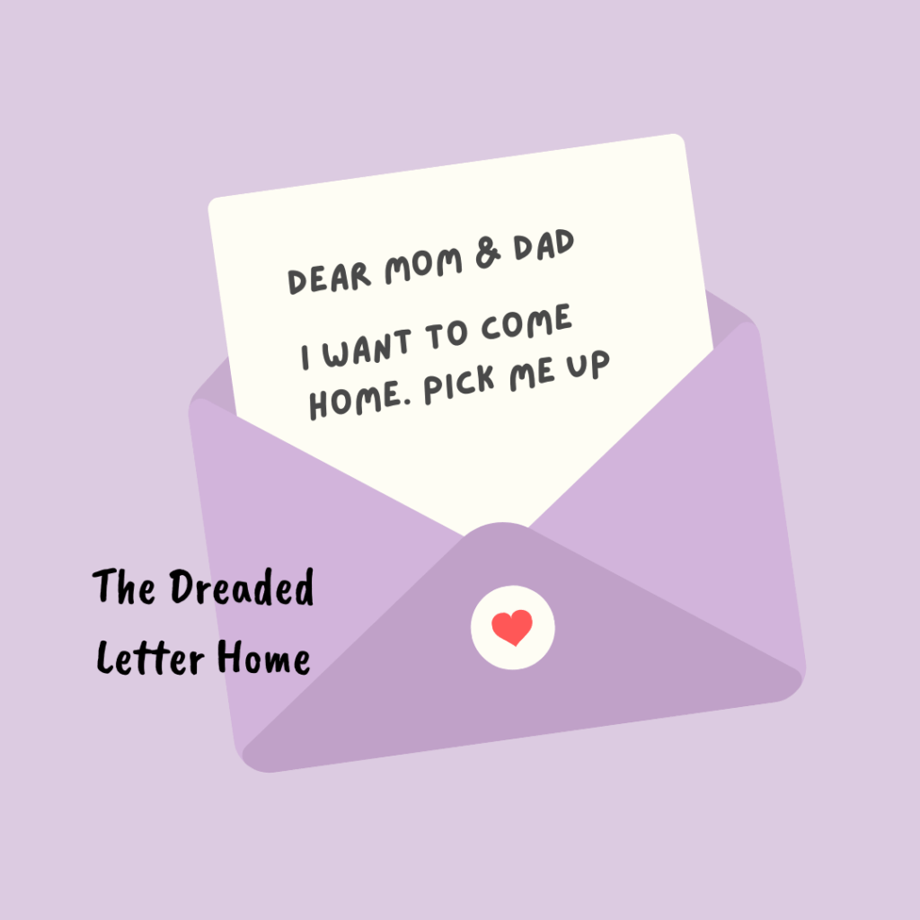 Pick Me Up: The Dreaded Camp Letter Home
