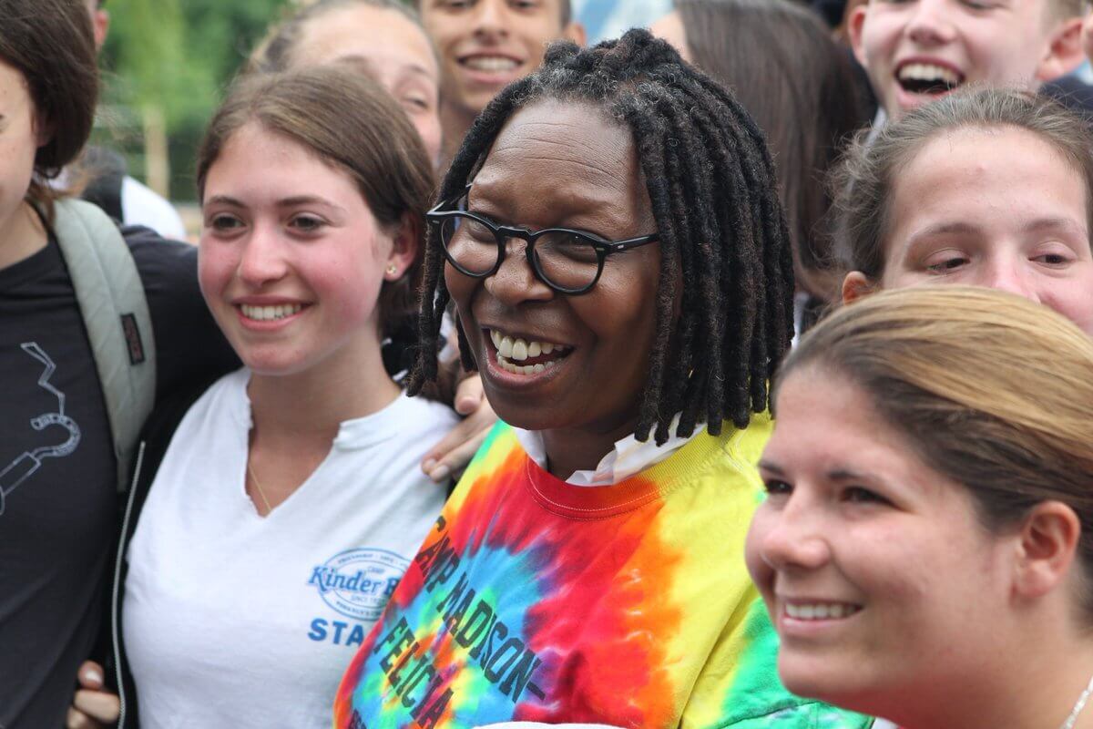 Whoopi Goldberg Shares Influence of Summer Camp on Her Life with Children at Camp Kinder Ring