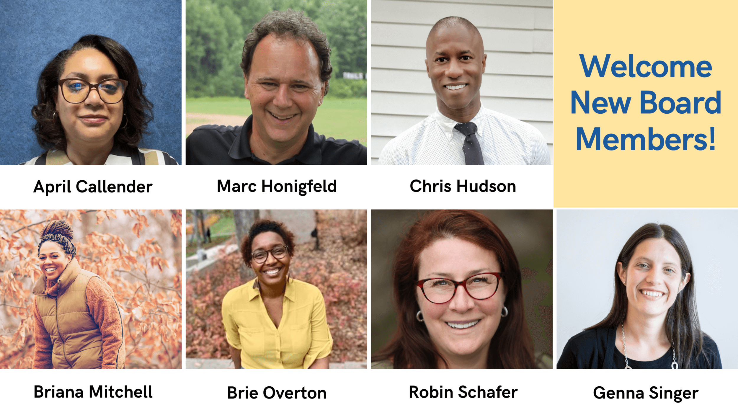 Meet Our New Board Members